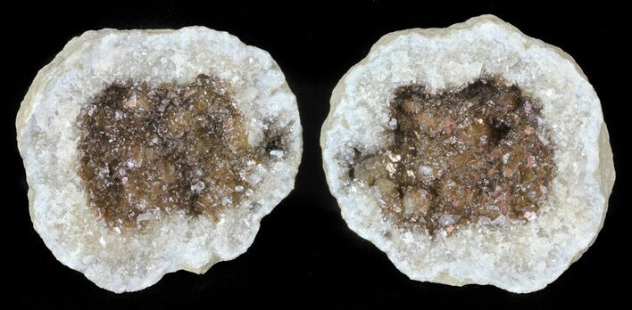 Keokuk Geode with Calcite Crystals - Missouri #62257